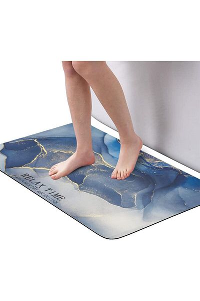 erorex Bathroom Rug Bath Mat With Highly Absorbent Quick Dry Bath Mat Cushioned Floor Mat With Cotton Like