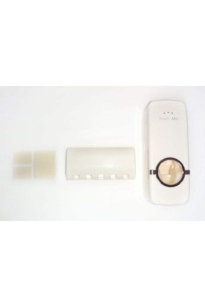 erorex Toothpaste Dispense With Toothbrush Holder