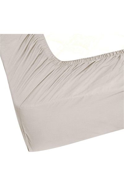 erorex Ultra Soft Fitted Sheet Breathable Easy To Wash King Dove Grey
