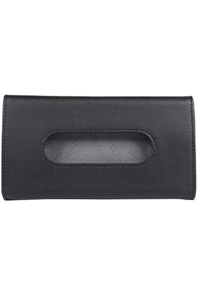 erorex Car Tissue Holder Sun Visor Napkin Dispenser Truck Vehicle Paper Towel Box Pu Leather Tissue Case