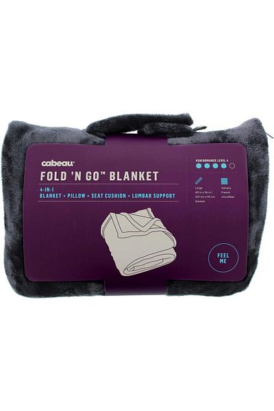 erorex Fold 'N Go Travel And Throw Blanket Plus Compact Case Portable For Home And Travel Doubles As