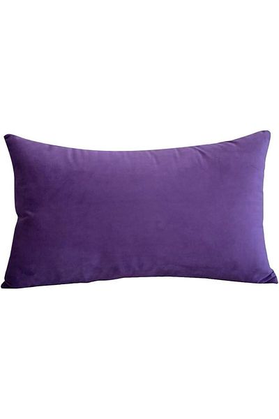 erorex Velvet Cushion Purple 30X50Cm