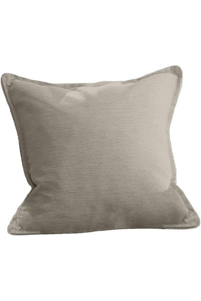 erorex Linen Square Decorative Cushion Microfiber Filler 45*45 Light Beige Am.102060400294 Kun