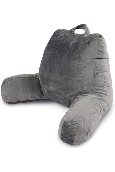 erorex Standard 46Cm Reading Pillow With Shredded Memory Foam Great As Backrest For Books Or Gaming 46Cm X