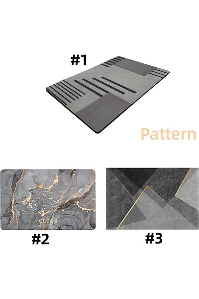 erorex Bath Mats Bath Rugs Diatomaceous Earth Bathroom Floor Mat Toilet Non Slip Foot Mat Door Step Foot
