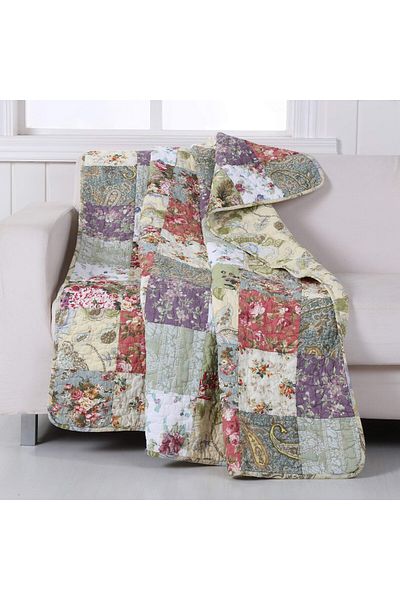 erorex Blooming Prairie Throw Blanket Full Multi