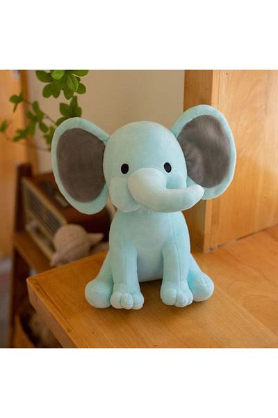 Choice 25cm Green Adorable Elephant Plush Toys, Baby Shower Day Gift  For Birth Stats, Baby Shower, Infant,