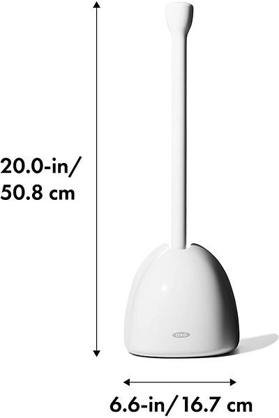 erorex Good Grips Toilet Plunger With Cover White