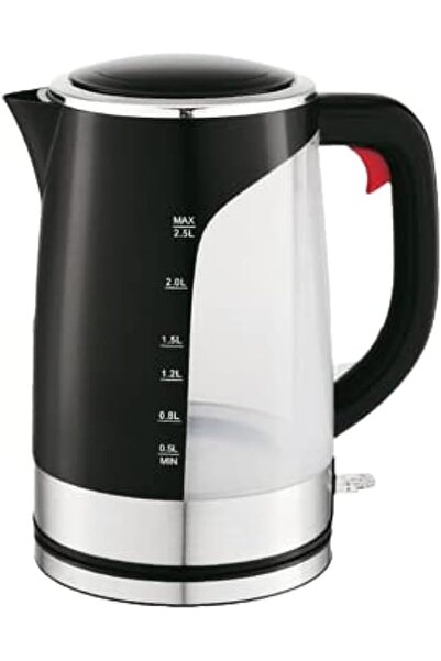 erorex Precisionpour 2.5L Electric Kettle 2200W Safe Operation Cool Handle 25.7X21.5X18.9 Black