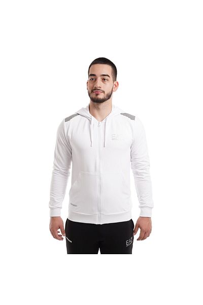 EA7 Emporio Armani Hanorac EMPORIO ARMANI EA7 pentru barbati TRAIN 7 LINES M HOODIE FZ COFT - 3DPM45PJLIZ01100