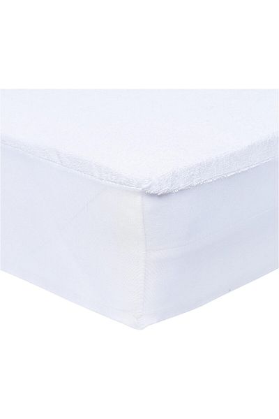 erorex Princess Terry Water Proof Mattress Protector Super King Size 200 X 200 Cm White