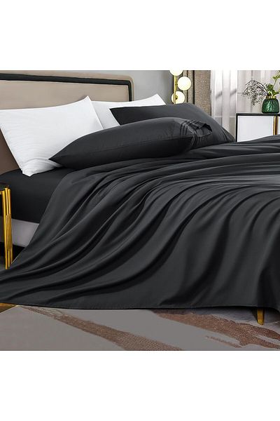 erorex Bedsheet Set Microfiber 1800 Thread Count Percale Super Soft And Comforterble 16 Inch Deep Pockets
