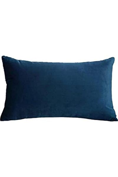erorex Velvet Cushion Navy Blue 30X50Cm
