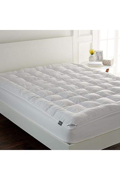 erorex Mattress Topper One Layer Corner Edges Microfiber 200 * 140 Cm