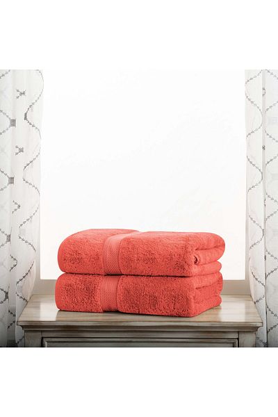 erorex Egyptian Cotton 800 Gsm Bath Towel Set Includes 2 Bath Towels Luxury Plush Essentials Absorbent