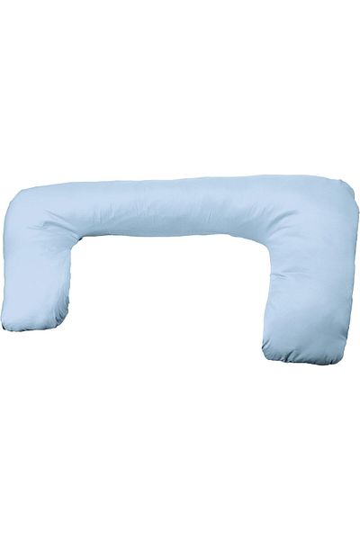 erorex 2.25Kg Pp Cotton Comfort Pregnancy And Maternity Pillow Blue 175X80X25Cm