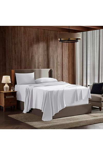 erorex Queen Sheets Set 4 Piece Bed Sheets For Queen Size Bed Double Brushed Queen Size Sheets Hotel