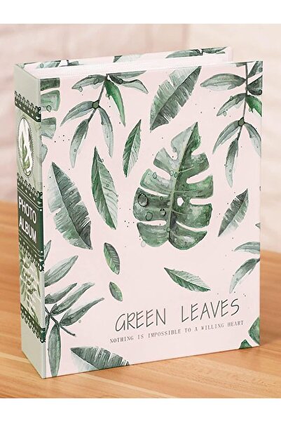erorex Photo Album 4X6 Inch 100 Pockets Picture Green Leaves Natural Style Tree Green Home Collection