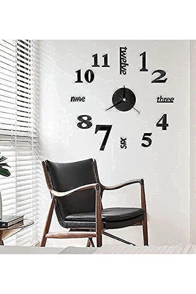 erorex ساعة حائط لديكور غرفة المعيشة، ساعة حائط حديثة كبيرة للحائط الفارغ، سهلة التجميع وقابلة للتعديل