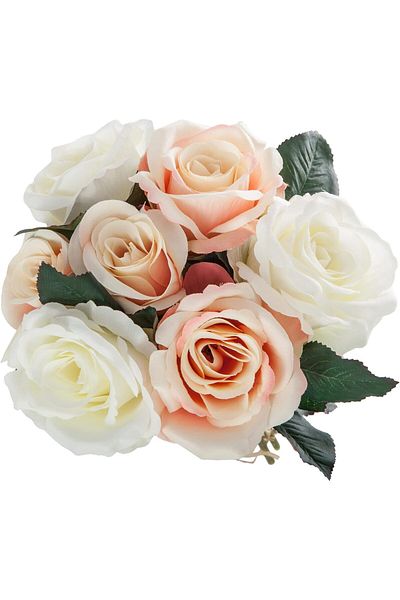 erorex Bouquet Of 7 Aged Roses H30