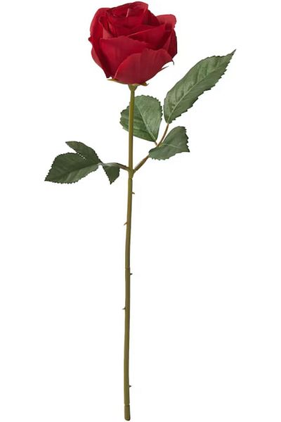 erorex Artificial Rose Flower 40 Cm Red Indoor Outdoor