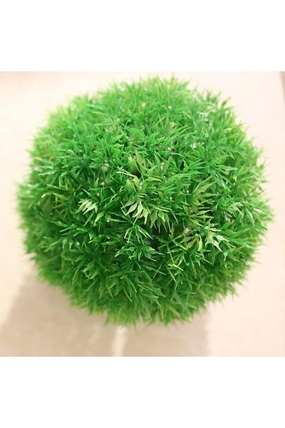 erorex Plastic Grass Balls Artificial Plant Grass Balls Artificial Trimming Balls Artificial Green Plants