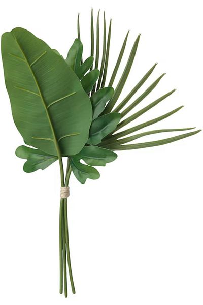 erorex Artificial Leaf Indoor Outdoor Tropical Plant Bouquet 39 Cm