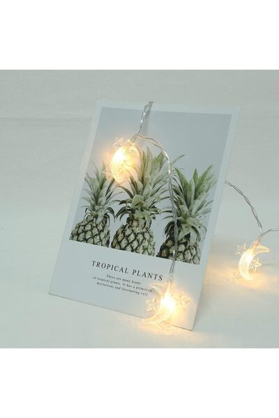 erorex Ramadan Decorations Light Eid Moon String Lights Moon Mini Star Fairy Lights Lantern Lamp For