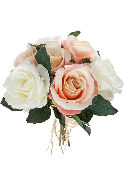 erorex Bouquet Of 7 Aged Roses H30