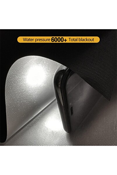 erorex Blackout Fabric Full Blackout Curtains Portable Travel Curtains Cuttable Sunscreen Blackout