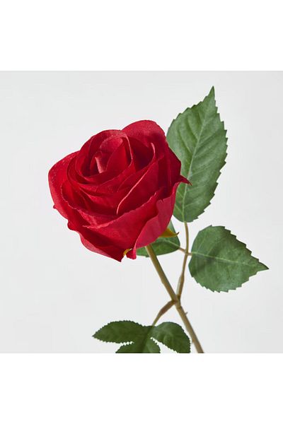 erorex Artificial Rose Flower 40 Cm Red Indoor Outdoor