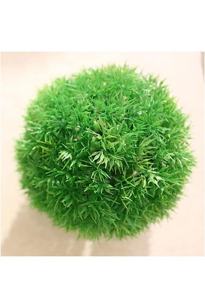 erorex Plastic Grass Balls Artificial Plant Grass Balls Artificial Trimming Balls Artificial Green Plants