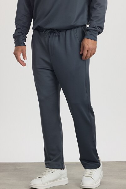 MADZEYMODA Premium Men's Elastic Waist Modal Fabric Smoked Woven Trousers Ls-22030