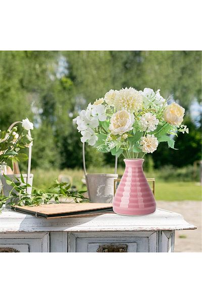 erorex Artificial Flowers Fake Rose Vintage Bouquet Vases Crafting For Friends Mom Office Baby Shower