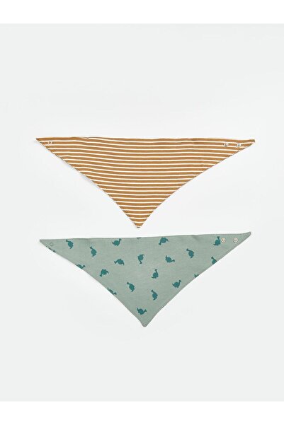 LC Waikiki Cotton Printed Baby Boy Bib, 2-Pack
