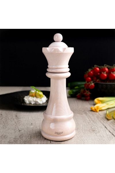 Bisetti Rasnita pentru condimente, Icon Queen White by Itamar Harari, 23 cm