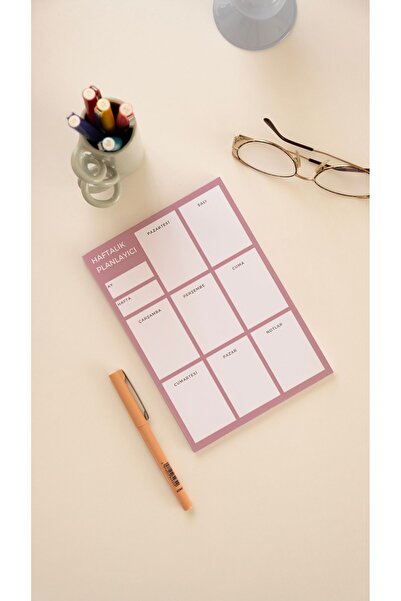 Chi-Chi Papers مخطط سطح المكتب الأسبوعي الوردي