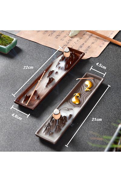 erorex Incense Burner Holder Ceramics Classical Incense Sticks Holder For Sticks And Cones Handmade