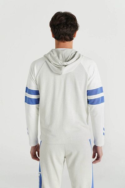 hummel Sezı Zippered Hoodie White Men's Sweatshirt 922298 -8448