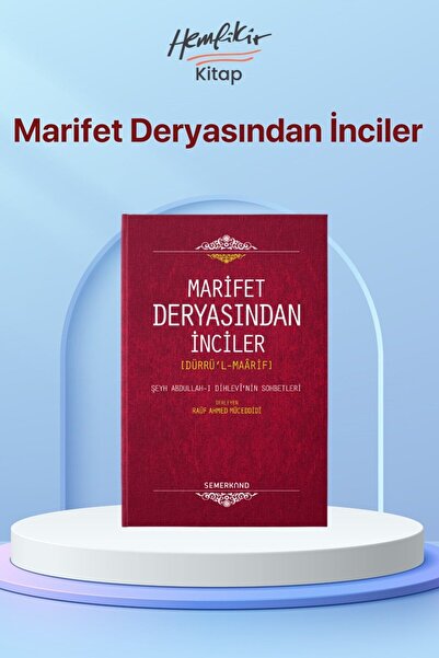 Semerkand Yayınları Marifet Deryasından İnciler-Dürrül Maarif-Şeyh Abdullah D...