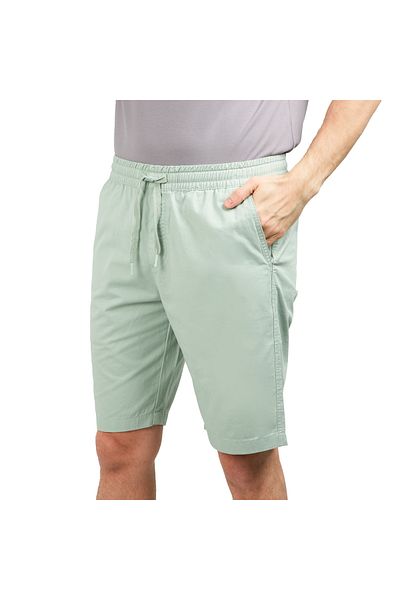 Giordano شورت برمودا رجالي من القطن المائل: قصة ضيقة، خصر مرن، راحة قصوى