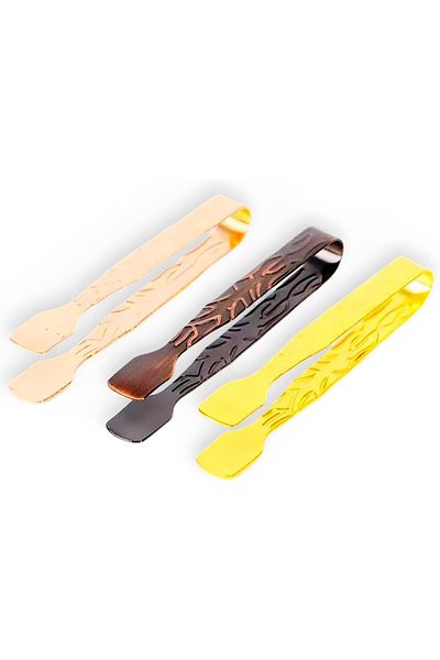 erorex 3Pcs Metal Incense Burner Tongs Gold Plated Metal Incense Cone Tong Specially Designed For Handle