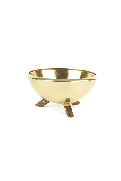 Cozze Μπολ Mikasa Moor Gold με ξύλινα πόδια 26 x 14 εκ.