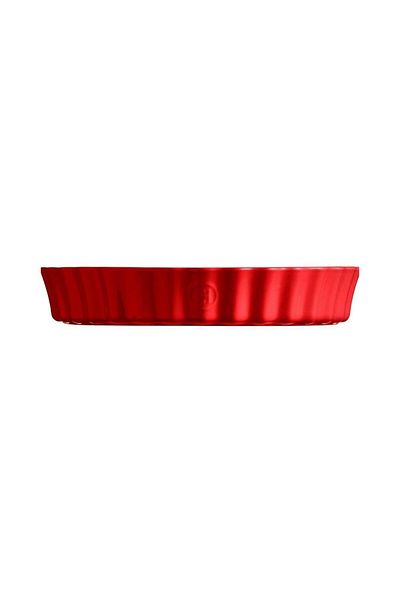 Emile Henry Tart-börek-flan Container Round 32 Cm Red/burgundy