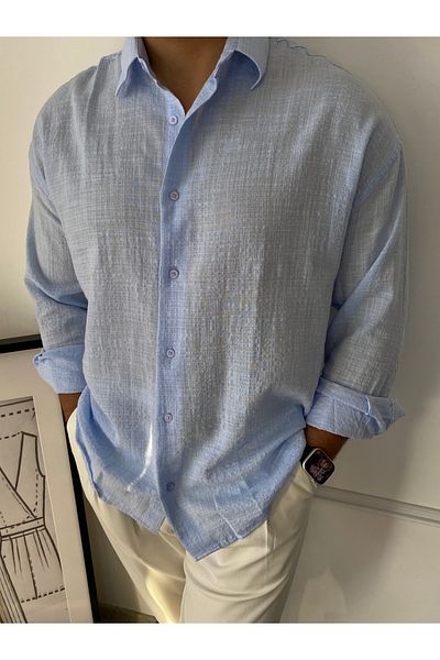 bonnline ΑΝΔΡΙΚΟ ΠΟΥΚΑΜΙΣΟ OVERSIZE