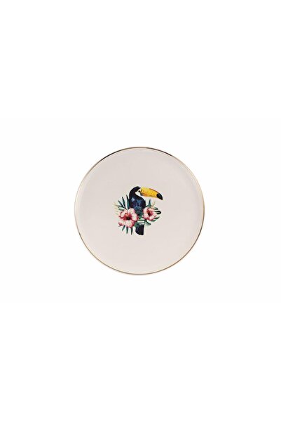 Porland Exotic Desen3 Düz Tabak 21cm