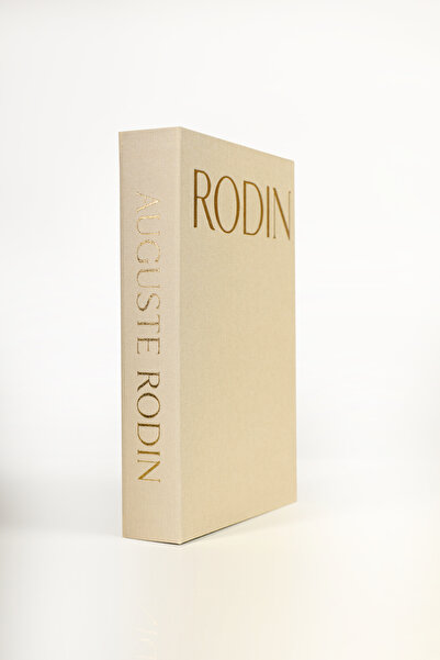 irayhomedecor Kumaş Kaplı Dekoratif Kitap Kutu (Rodin Bej&Siyah Gold)