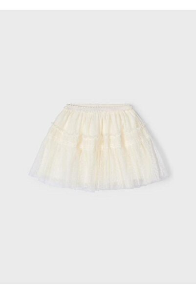 MAYORAL Tulle Skirt - Ecru