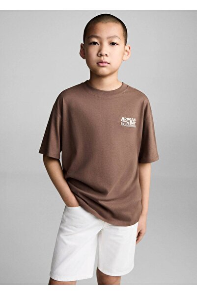 MANGO Kids Tricou cu imprimeu palmier