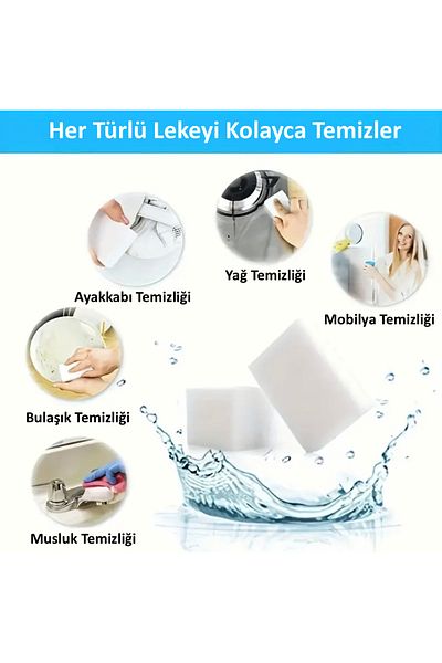 Home 20 Pieces Magic Melamine Cleaning Sponge – Chemical-Free, Very Powerful Stain Remover